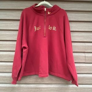 Nike 1/4 Zip Up Sports Sweatshirt